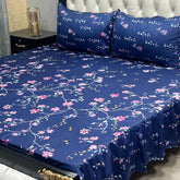 Cotton Frill 3pc Bedsheet Design-1001